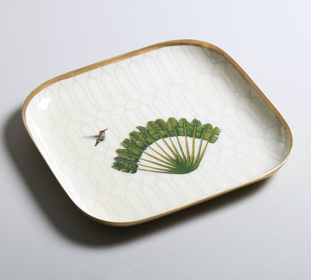 India Circus by Krsnaa Mehta Birdsong Botanica Square Platter Set