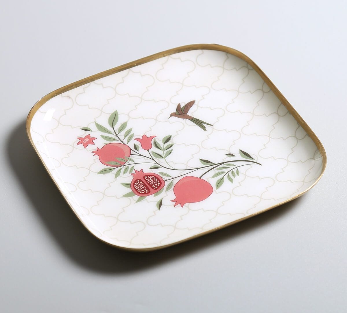 India Circus by Krsnaa Mehta Pome Serenade Square Platter Set