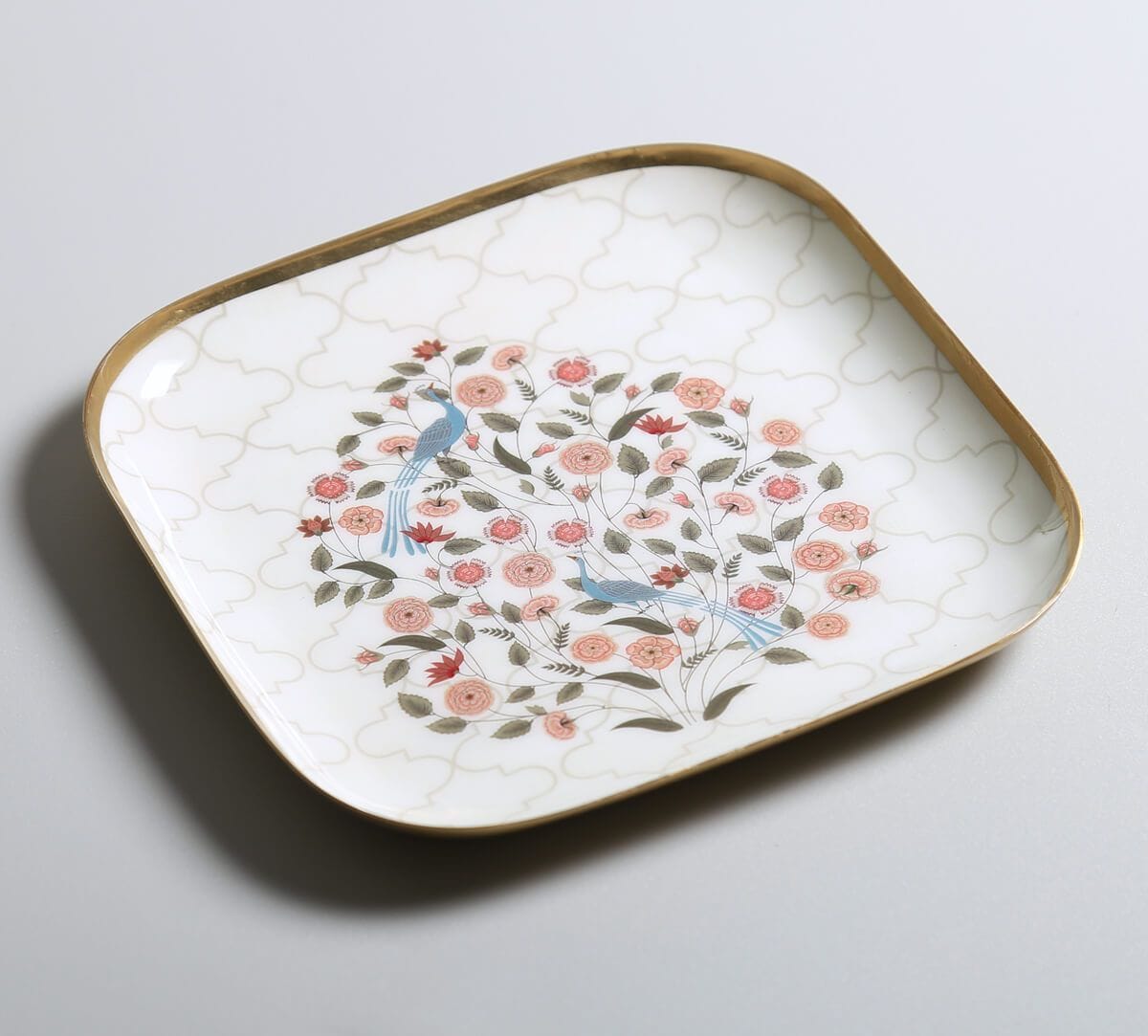 India Circus by Krsnaa Mehta Pome Serenade Square Platter Set