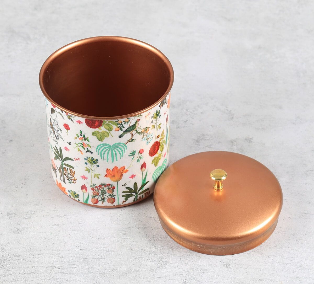 India Circus by Krsnaa Mehta Petal and Plume Steel Cookie Jar