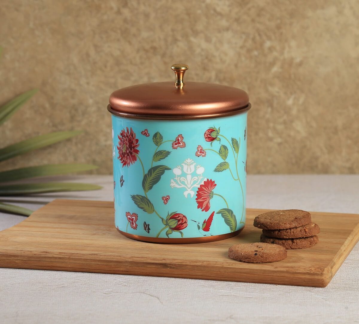 India Circus by Krsnaa Mehta Zinnian Jazz Steel Cookie Jar