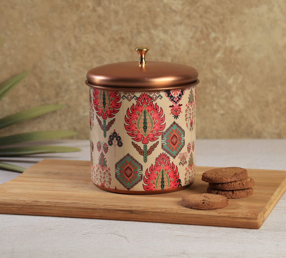 India Circus by Krsnaa Mehta Mystifying Dazzle Steel Cookie Jar