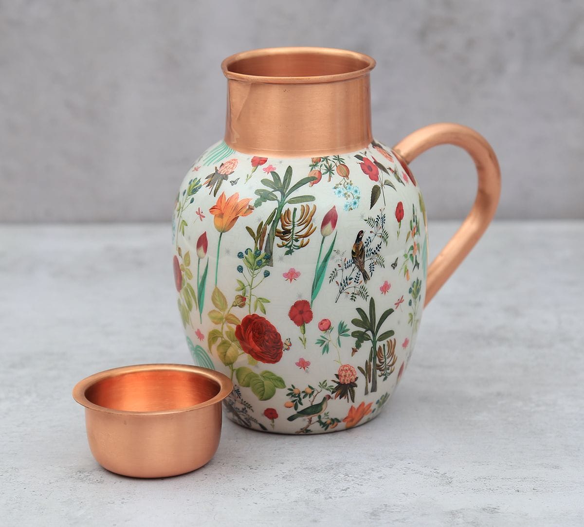 India Circus by Krsnaa Mehta Petal and Plume Copper Jug
