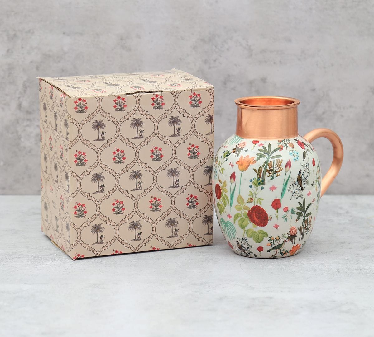 India Circus by Krsnaa Mehta Petal and Plume Copper Jug