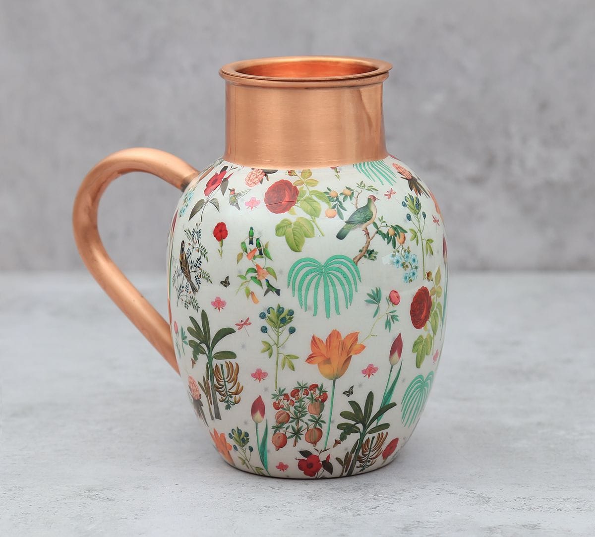 India Circus by Krsnaa Mehta Petal and Plume Copper Jug