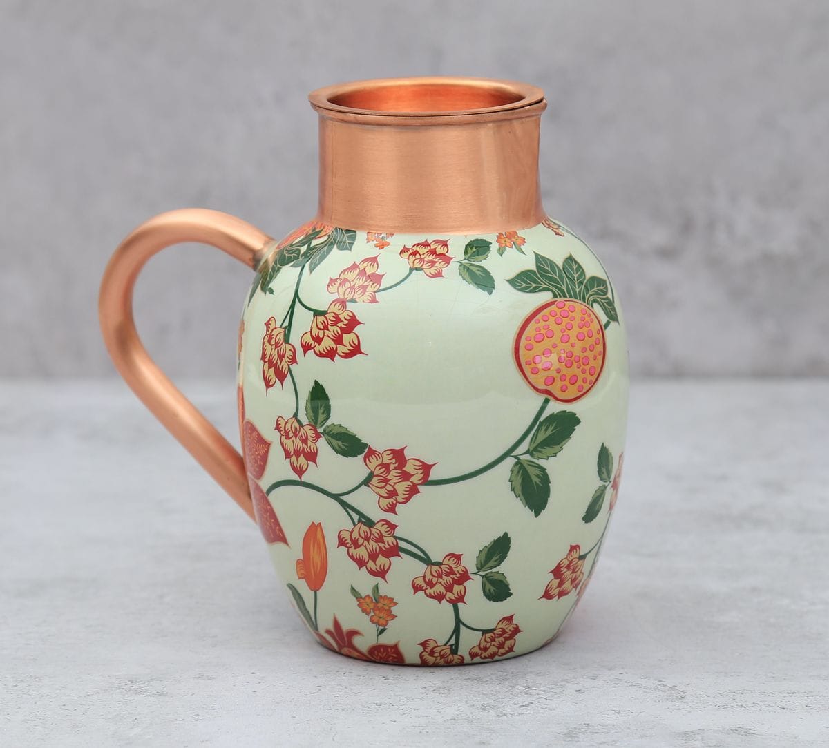 India Circus by Krsnaa Mehta Blushed Orchard Copper Jug Set