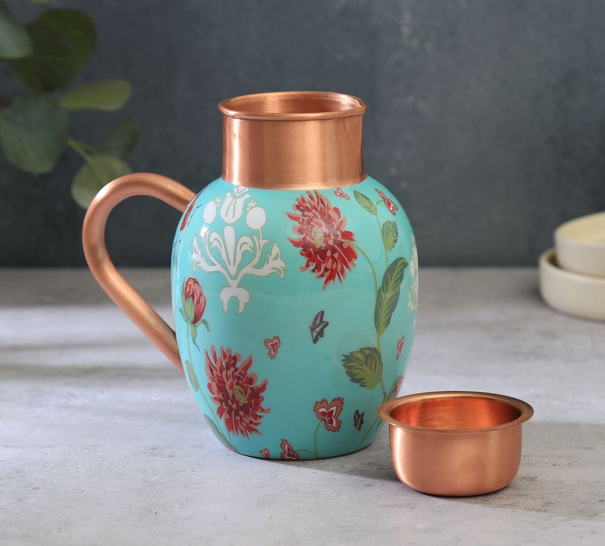 India Circus by Krsnaa Mehta Zinnian Jazz Copper Jug Set