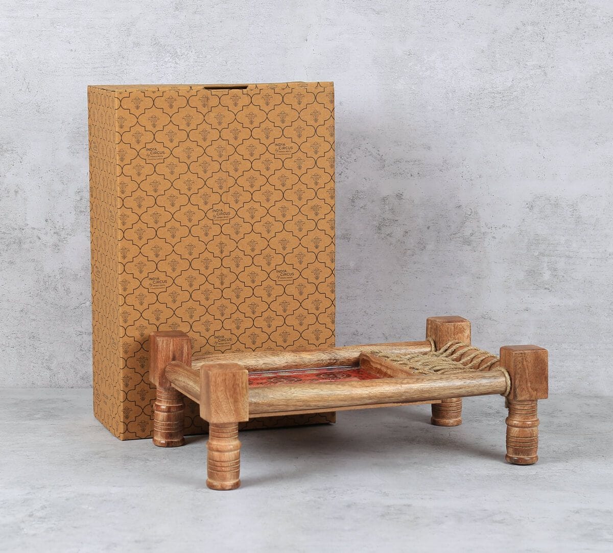 India Circus by Krsnaa Mehta Raceme Rosettes Wooden Platter