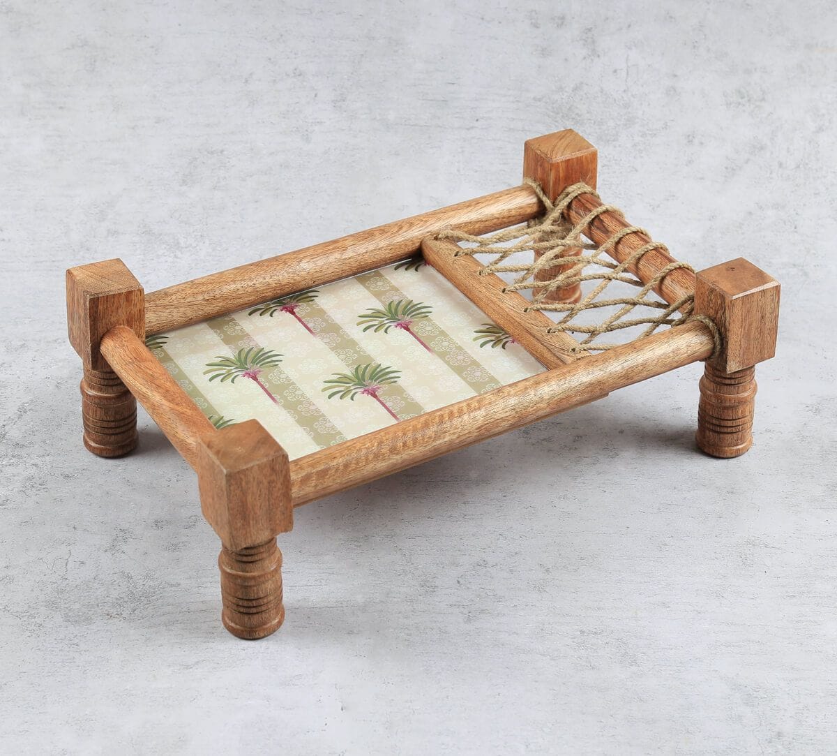 India Circus by Krsnaa Mehta Palms of Chanderi Wooden Platter