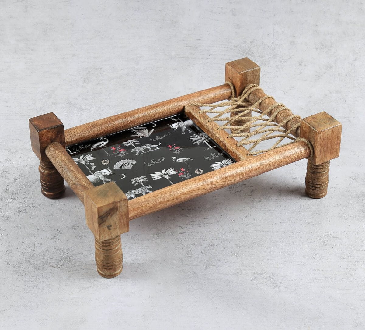 India Circus by Krsnaa Mehta Animalia Creations Wooden Platter