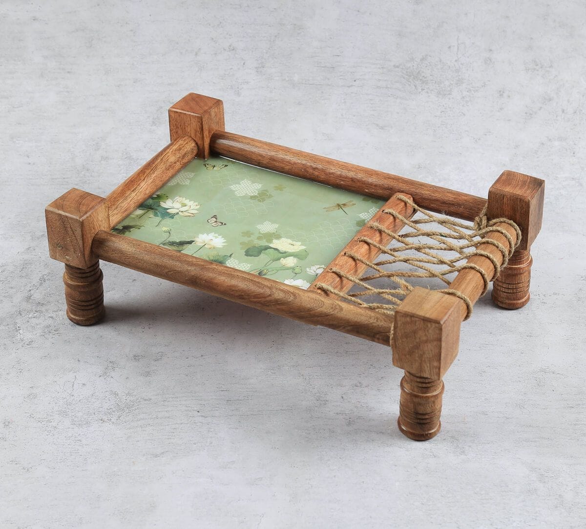 India Circus by Krsnaa Mehta Sage Serenity Wooden Platter