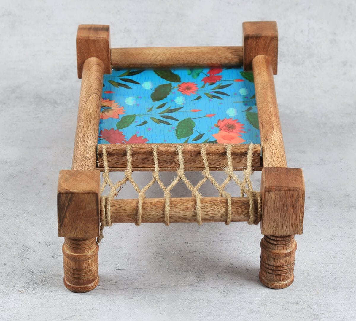 India Circus by Krsnaa Mehta Blossomy Mosaic Wooden Platter