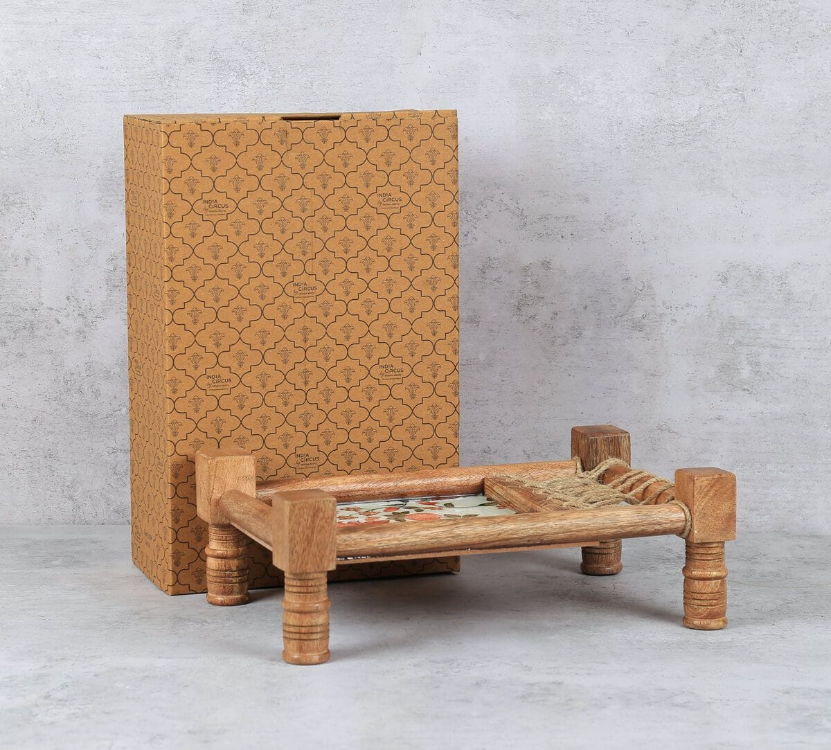 India Circus by Krsnaa Mehta Blushed Orchard Wooden Platter