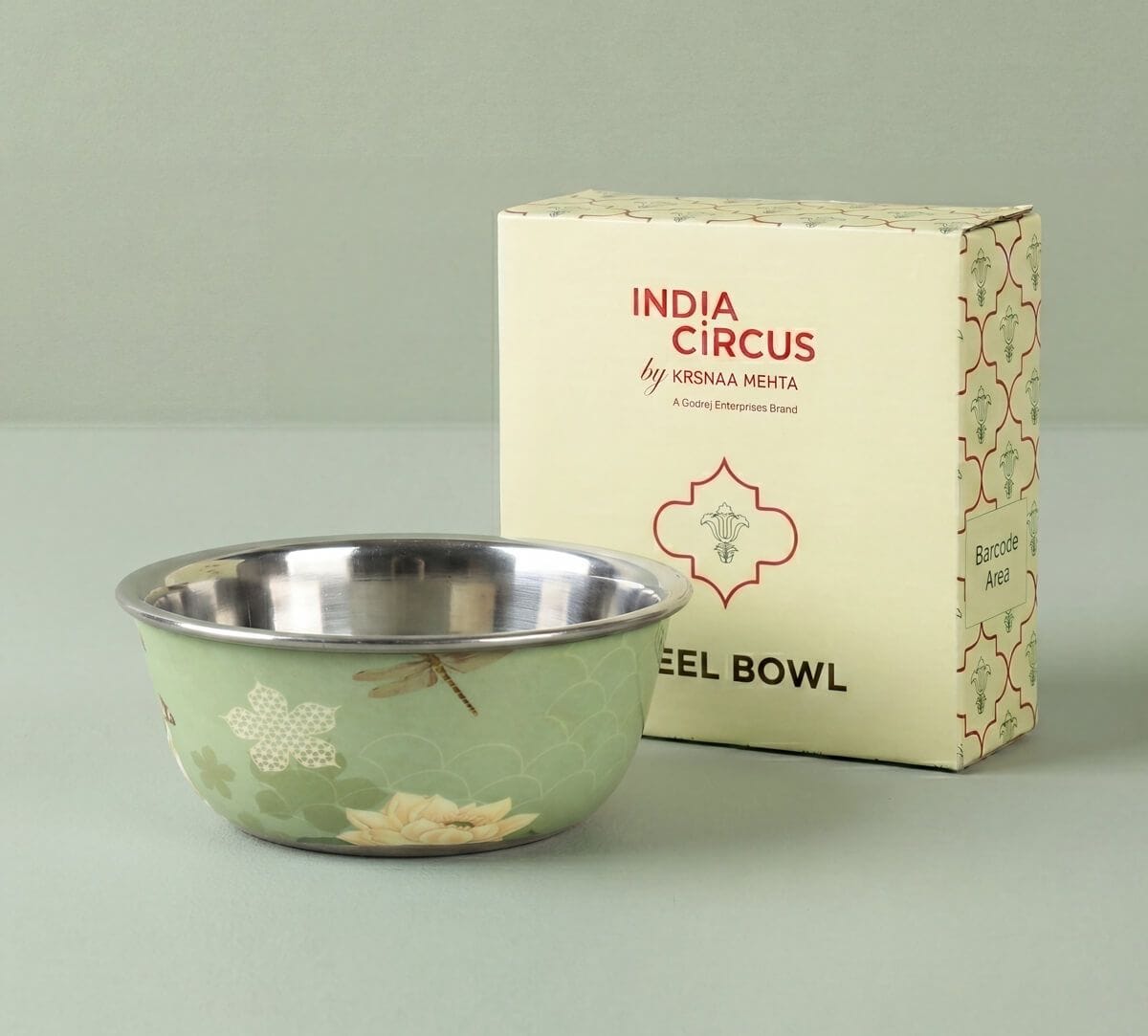 India Circus by Krsnaa Mehta Sage Serenity Small Steel Katori