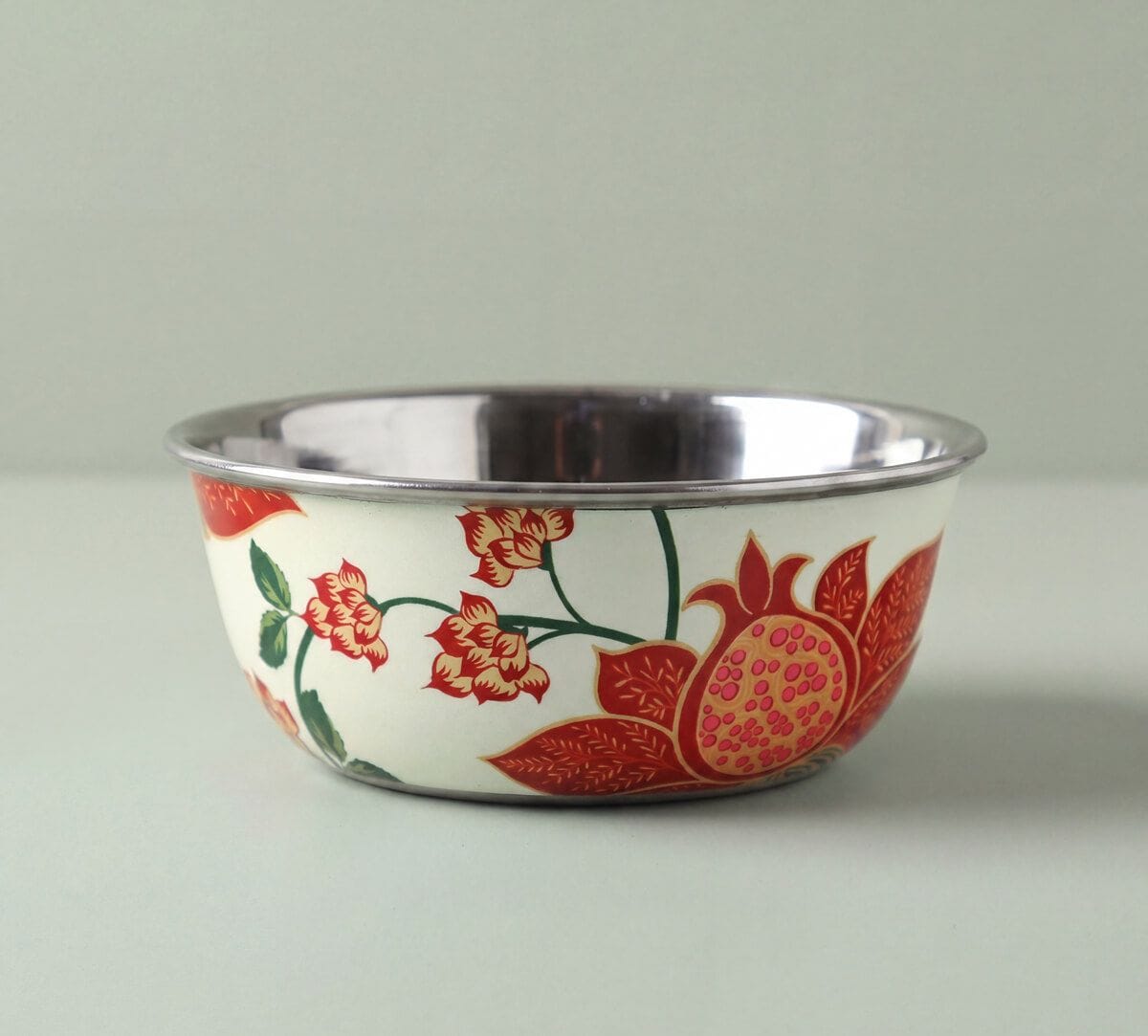 India Circus by Krsnaa Mehta Blushed Orchard Small Steel Katori