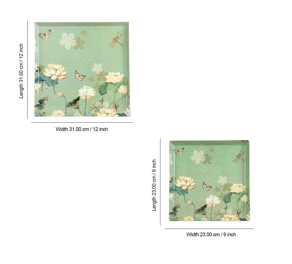 India Circus by Krsnaa Mehta Sage Serenity Steel Platter