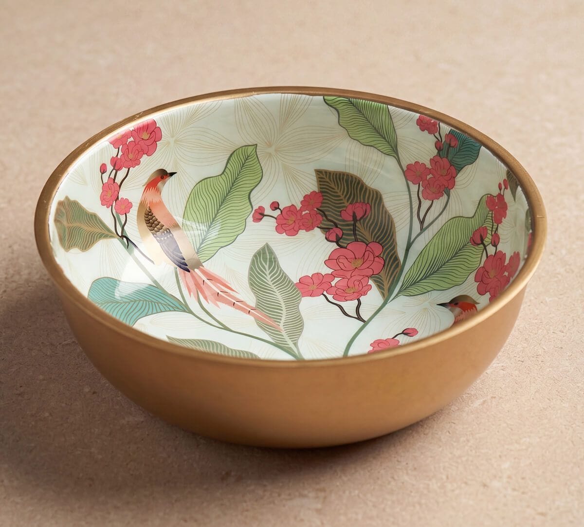India Circus by Krsnaa Mehta Bird land paradise Steel Bowl Set of 3
