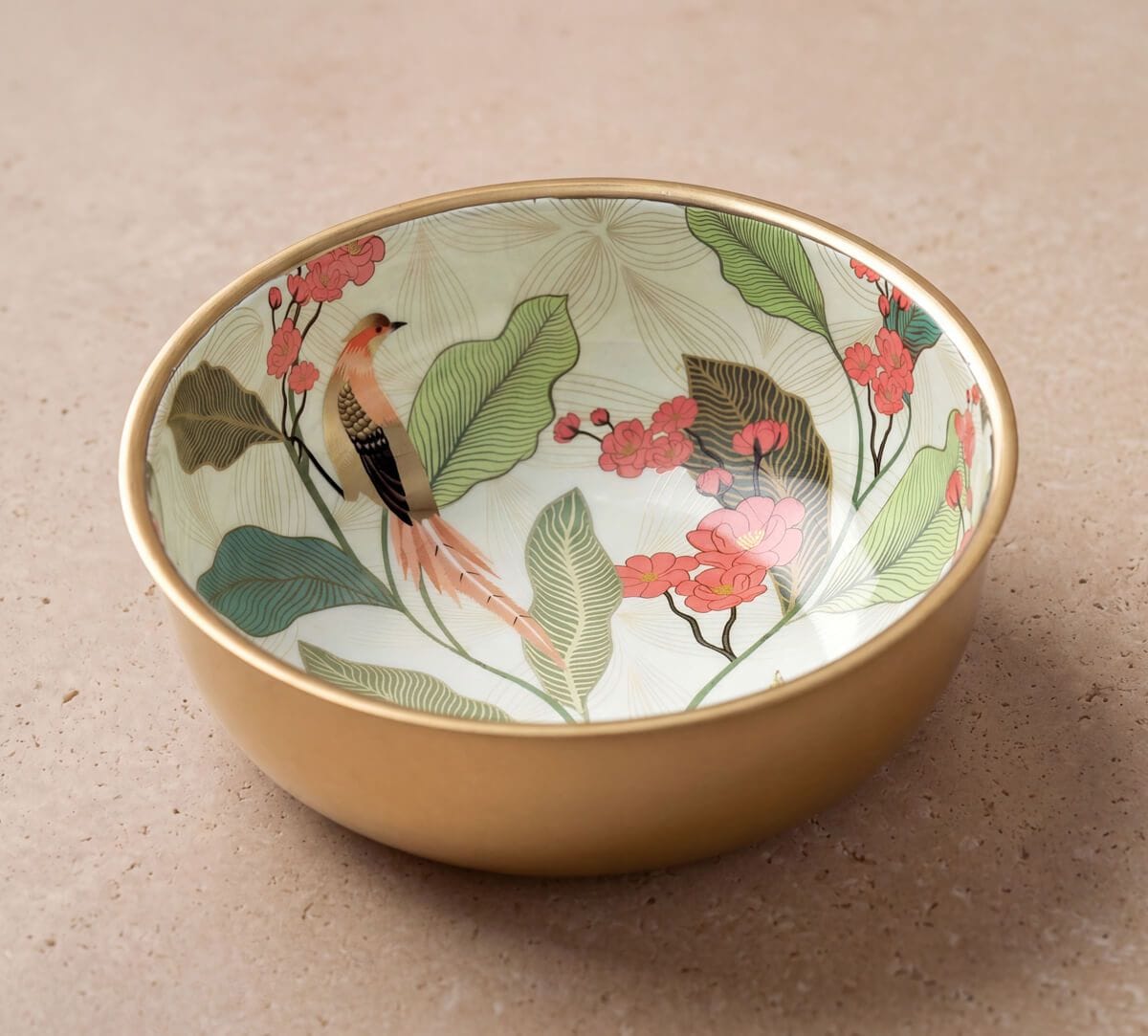 India Circus by Krsnaa Mehta Bird land paradise Steel Bowl Set of 3