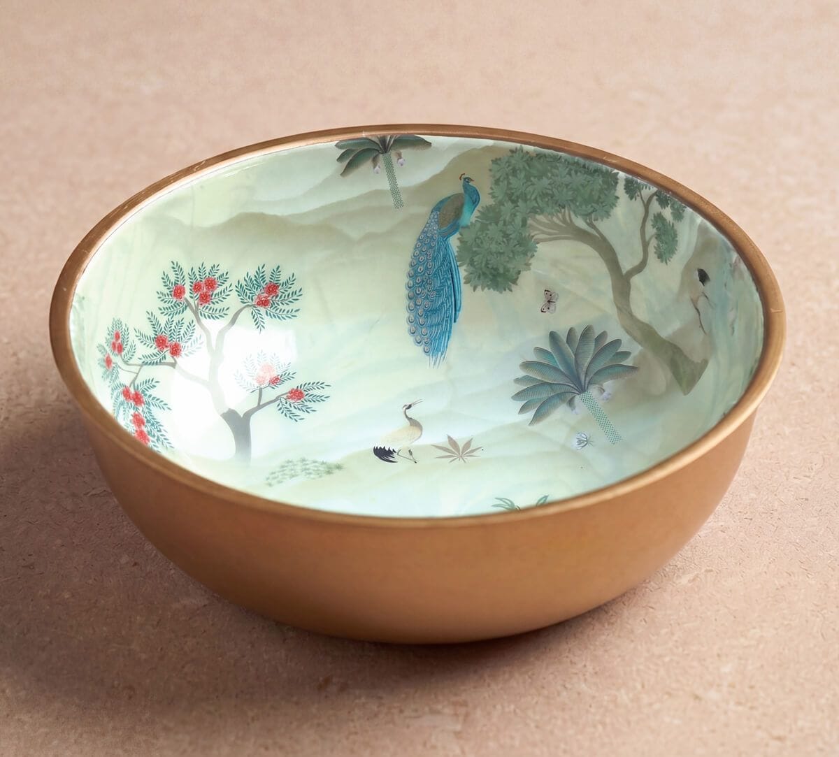 India Circus by Krsnaa Mehta Bird Oasis Steel Bowl Set of 3