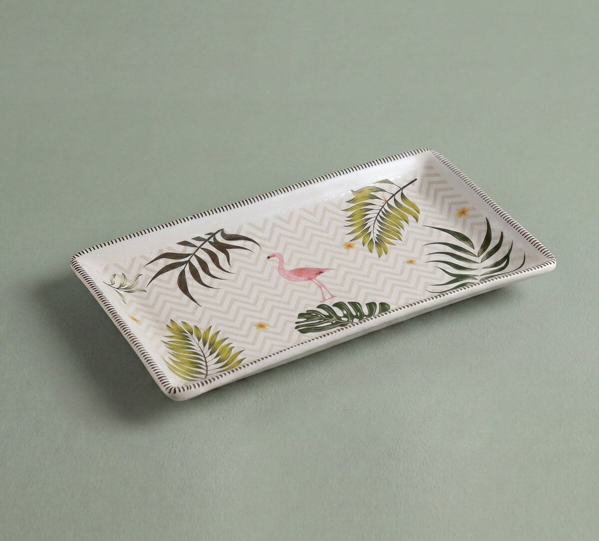 India Circus by Krsnaa Mehta Foraging Flamingo Platter