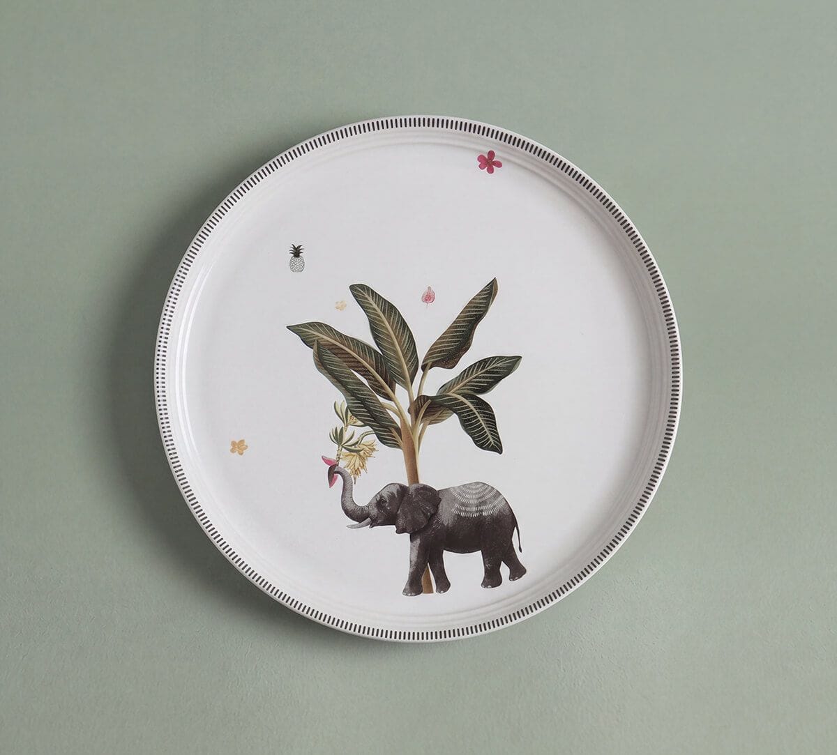 India Circus by Krsnaa Mehta Travellers Garden Dinner Plate Set of 2