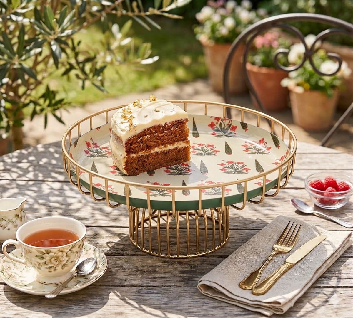 India Circus by Krsnaa Mehta Royal Courtyard Cake Stand