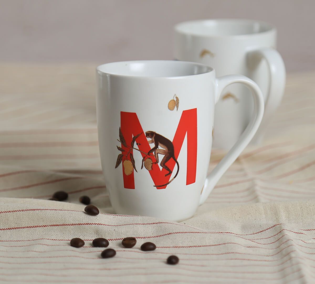 India Circus by Krsnaa Mehta Monkey Moors Porcelain Coffee Mug