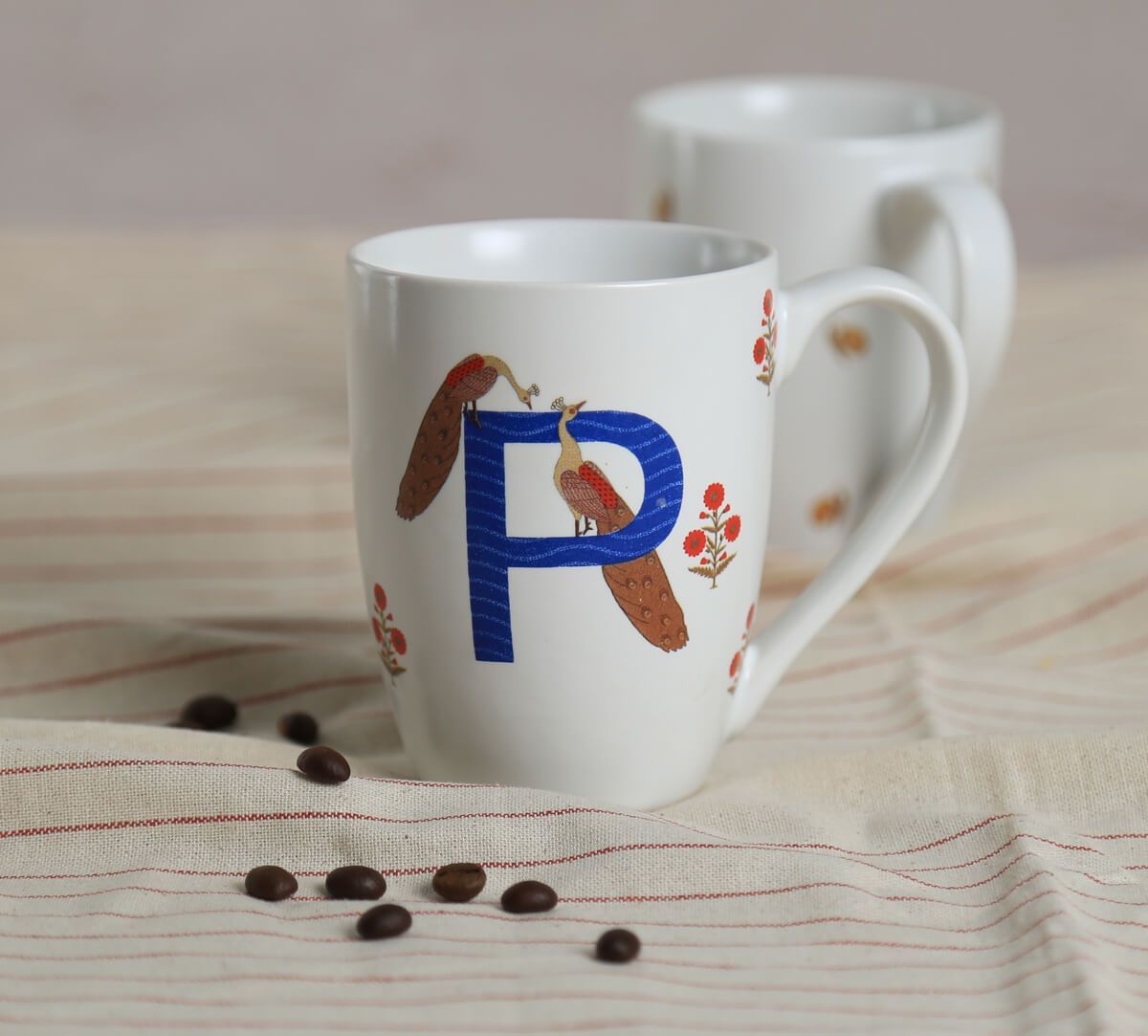 India Circus by Krsnaa Mehta Peacock Palace Porcelain Coffee Mug