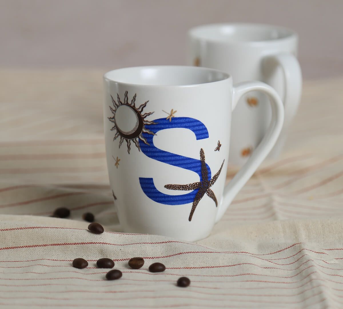 India Circus by Krsnaa Mehta Stellar Stars Porcelain Coffee Mug