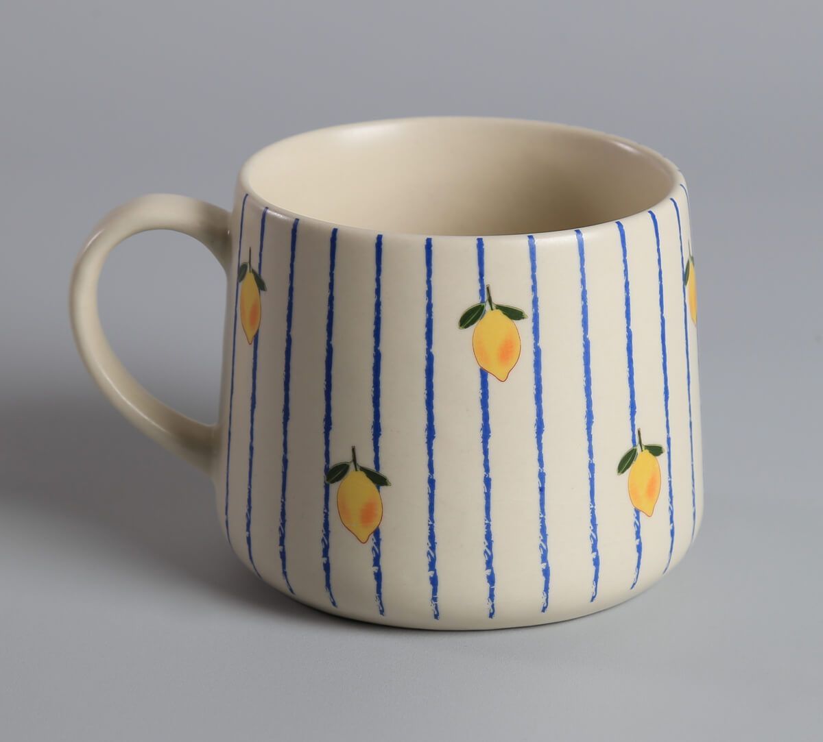 India Circus by Krsnaa Mehta Striped Citrus Coffee Mug