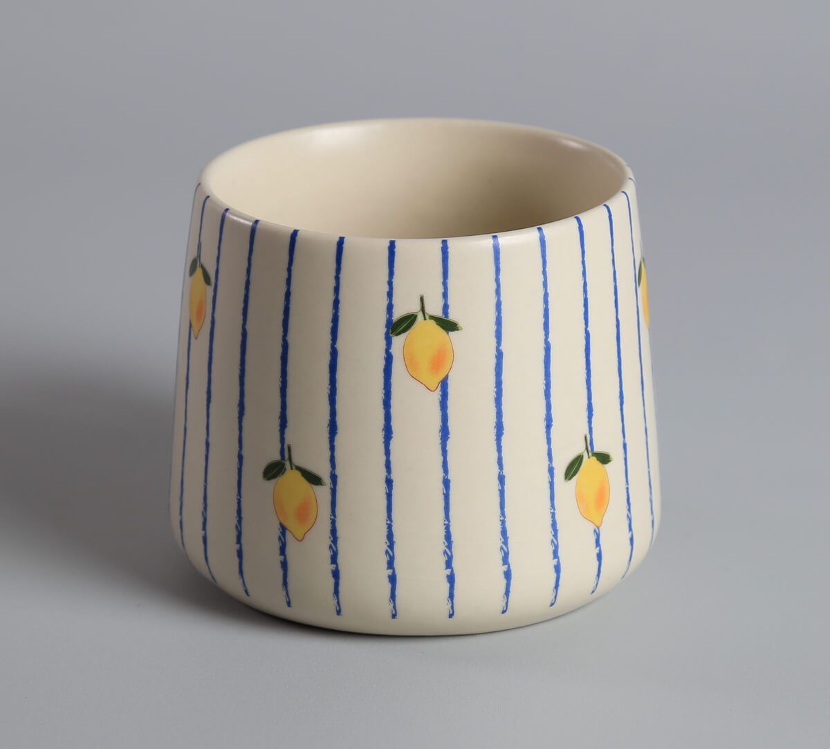 India Circus by Krsnaa Mehta Striped Citrus Coffee Mug