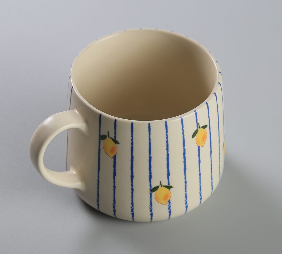 India Circus by Krsnaa Mehta Striped Citrus Coffee Mug