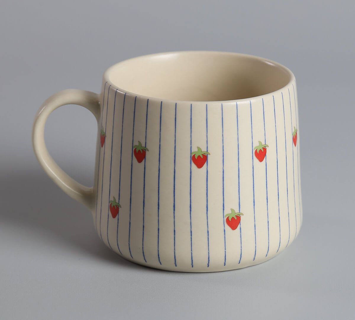 India Circus by Krsnaa Mehta Banded Strawberries Coffee Mug