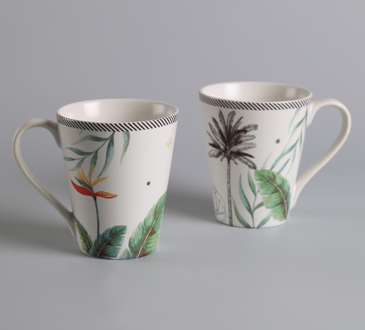 India Circus by Krsnaa Mehta Strelizia's Garden Coffee Mug Set of 2