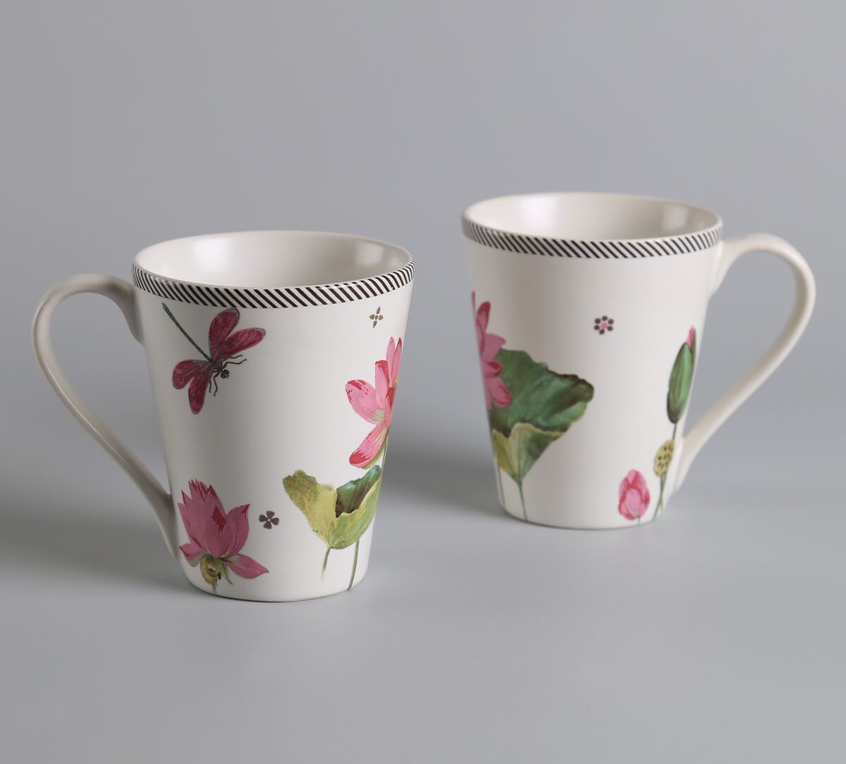 India Circus by Krsnaa Mehta Lotus Pond Katori Coffee Mug Set of 2