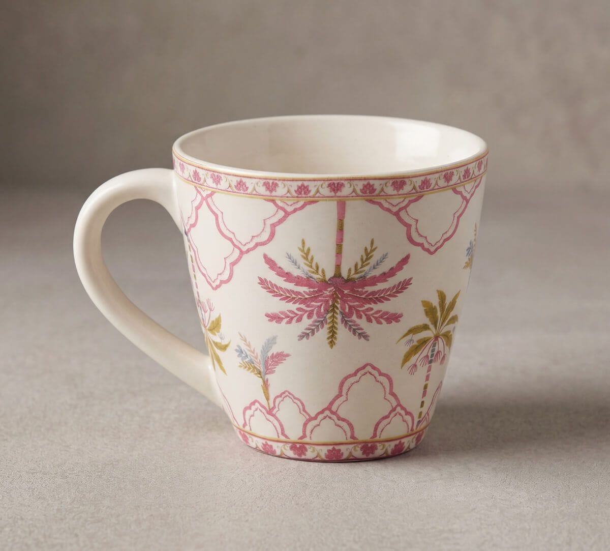 India Circus by Krsnaa Mehta Peace Palm Stoneware Coffee Mug