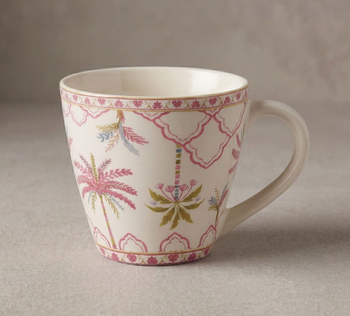 India Circus by Krsnaa Mehta Peace Palm Stoneware Coffee Mug