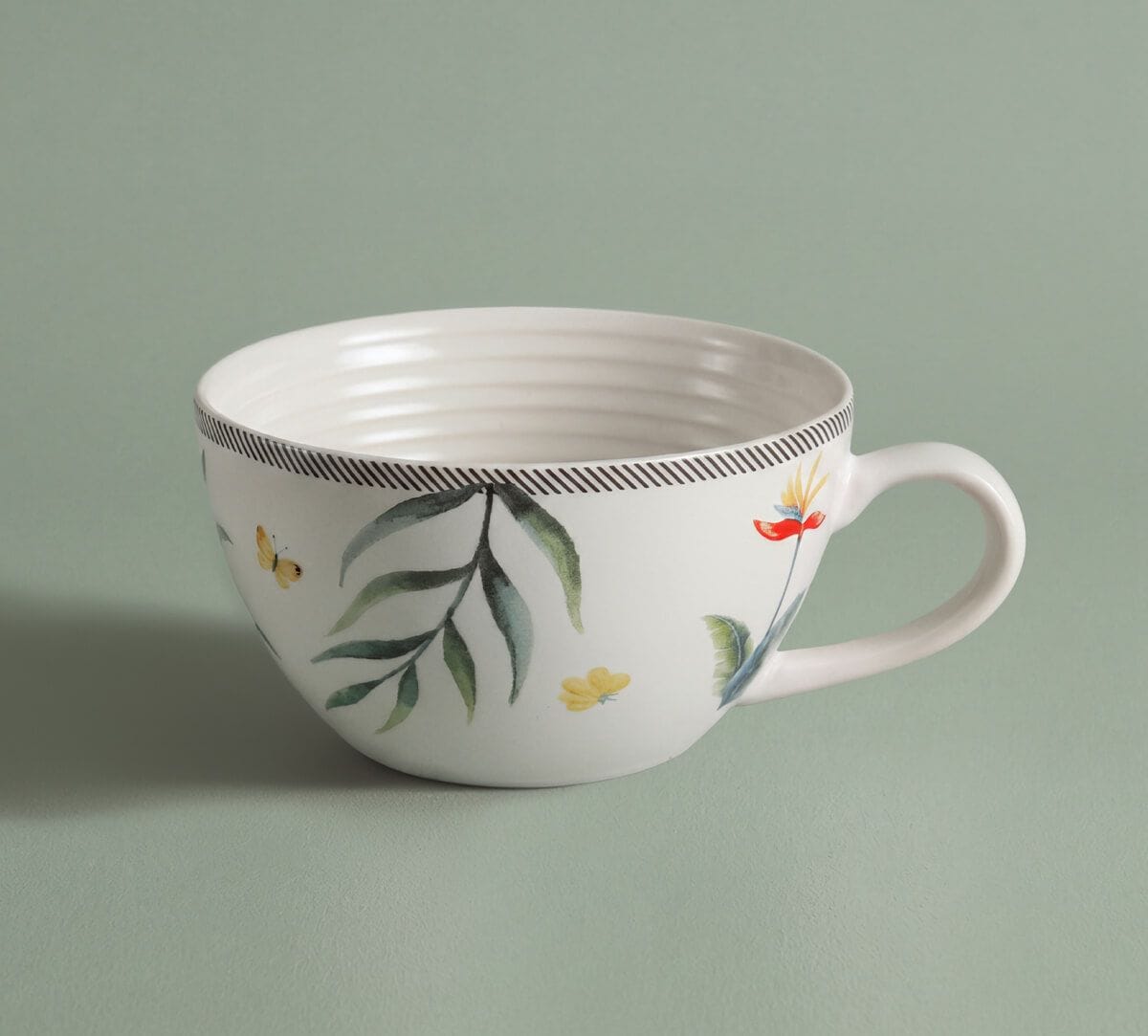 India Circus by Krsnaa Mehta Strelizia's Garden Cup & Saucer Set of 4
