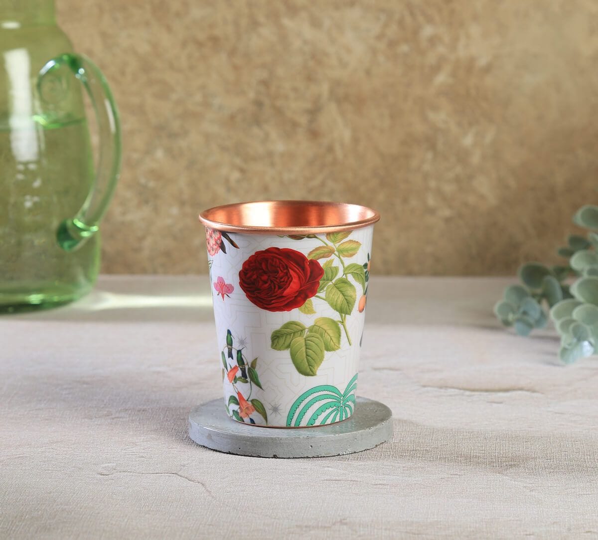 India Circus by Krsnaa Mehta Petal and Plume Copper Tumbler Small