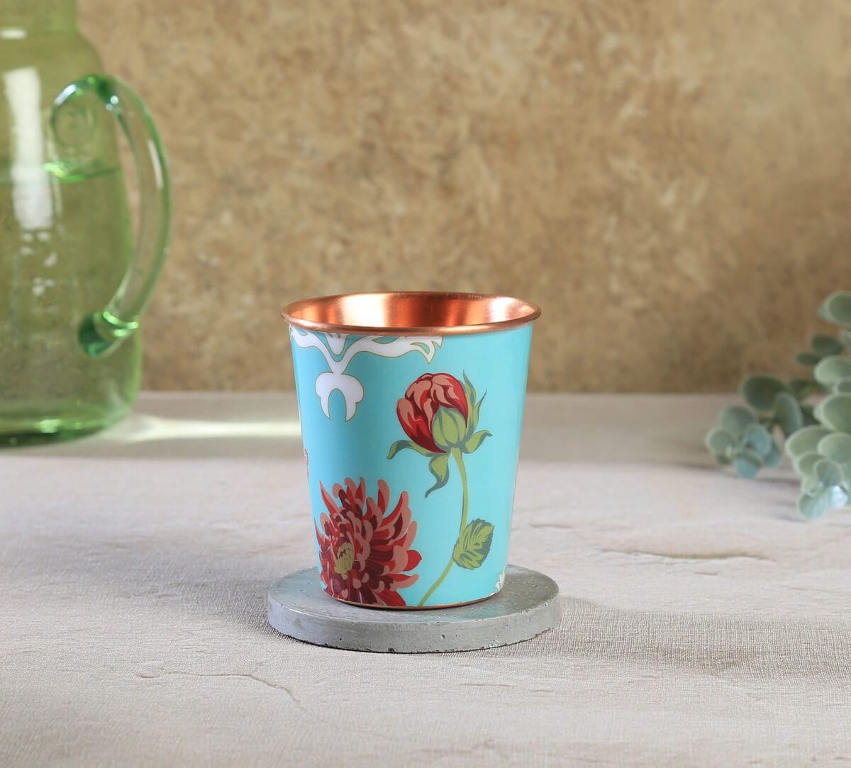 India Circus by Krsnaa Mehta Zinnian Jazz Copper Tumbler Small