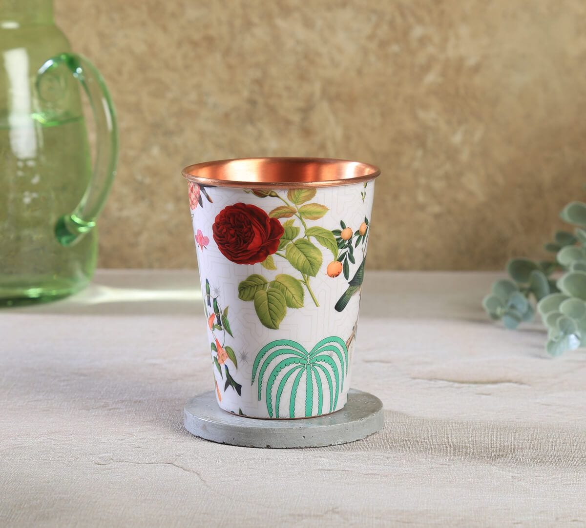 India Circus by Krsnaa Mehta Petal and Plume Copper Tumbler Big