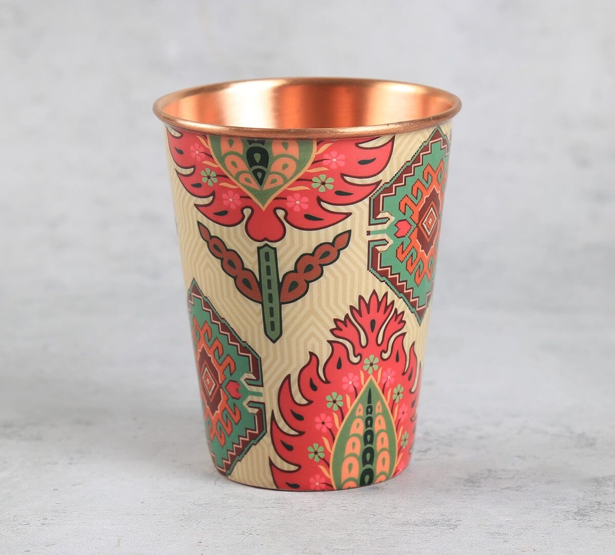 India Circus by Krsnaa Mehta Mystifying Dazzle Copper Tumbler Big