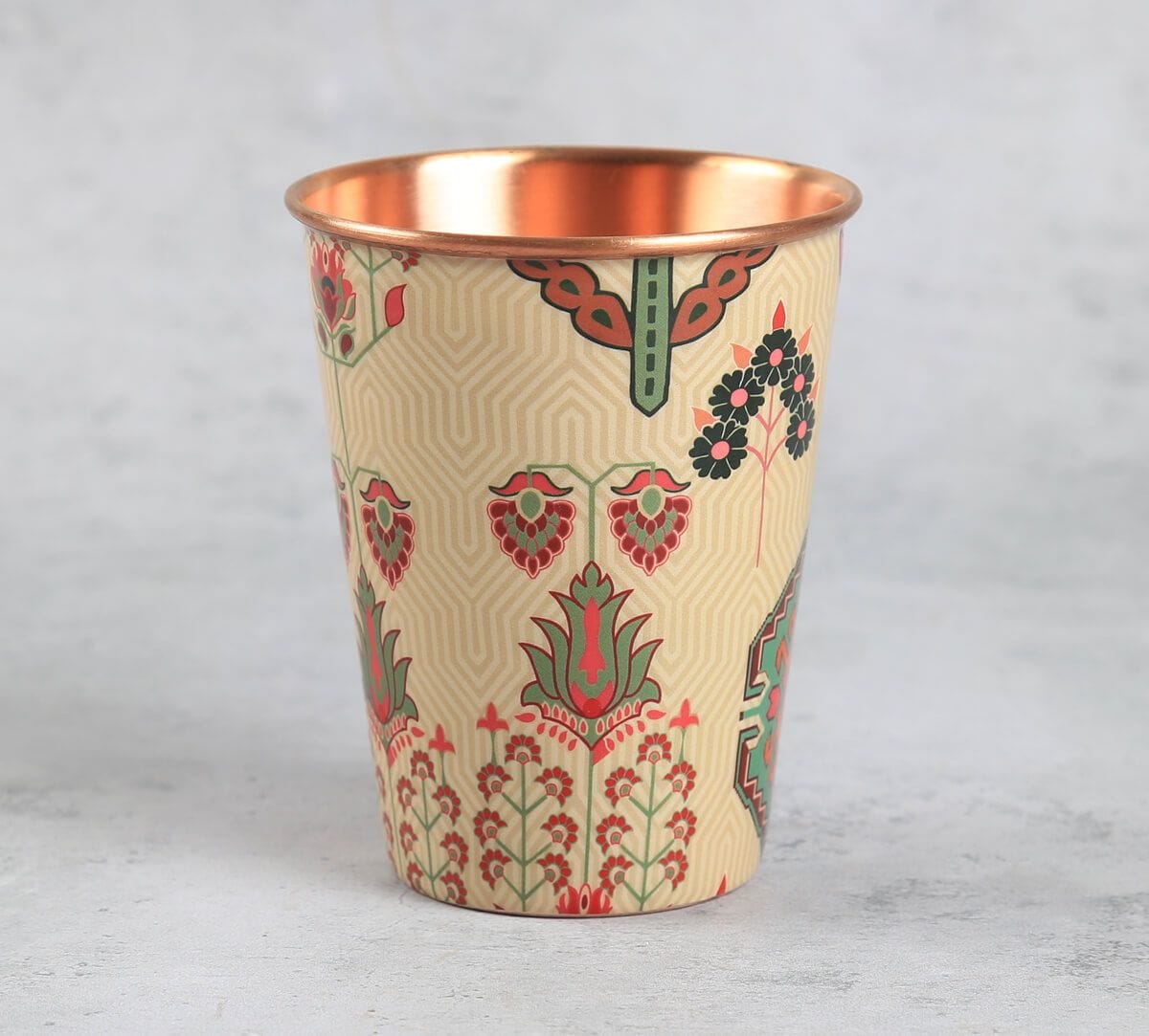 India Circus by Krsnaa Mehta Mystifying Dazzle Copper Tumbler Big