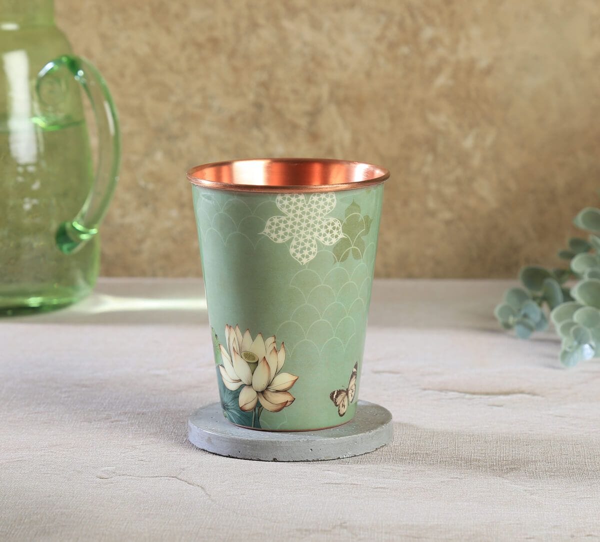 India Circus by Krsnaa Mehta Sage Serenity Copper Tumbler Big