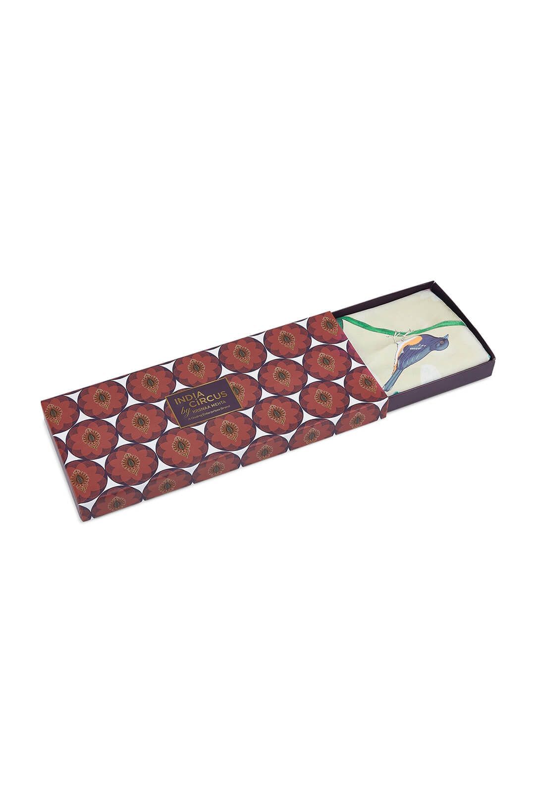 India Circus by Krsnaa Mehta Majestic Myrtle Square Scarf