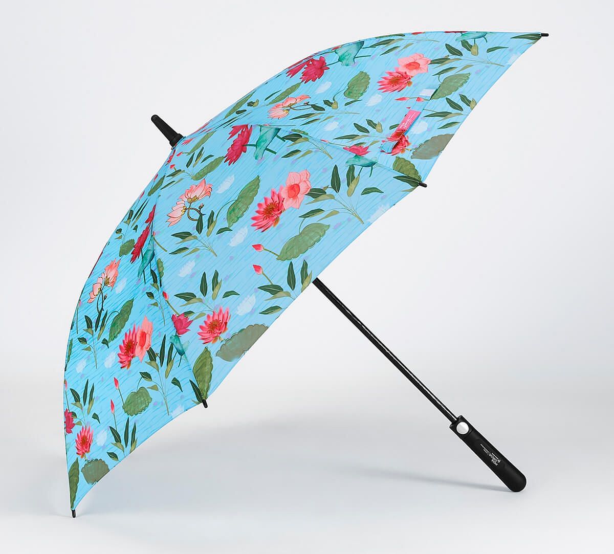 India Circus by Krsnaa Mehta Blossomy Mosaic Long Umbrella