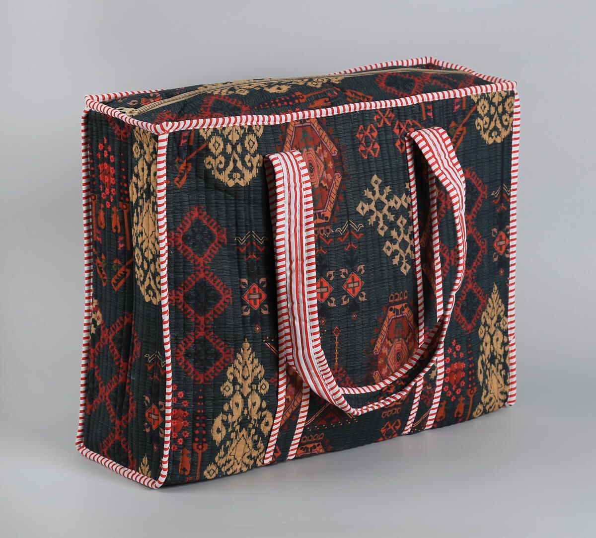 India Circus by Krsnaa Mehta Enchanting Mirage Quilted Tote Bag