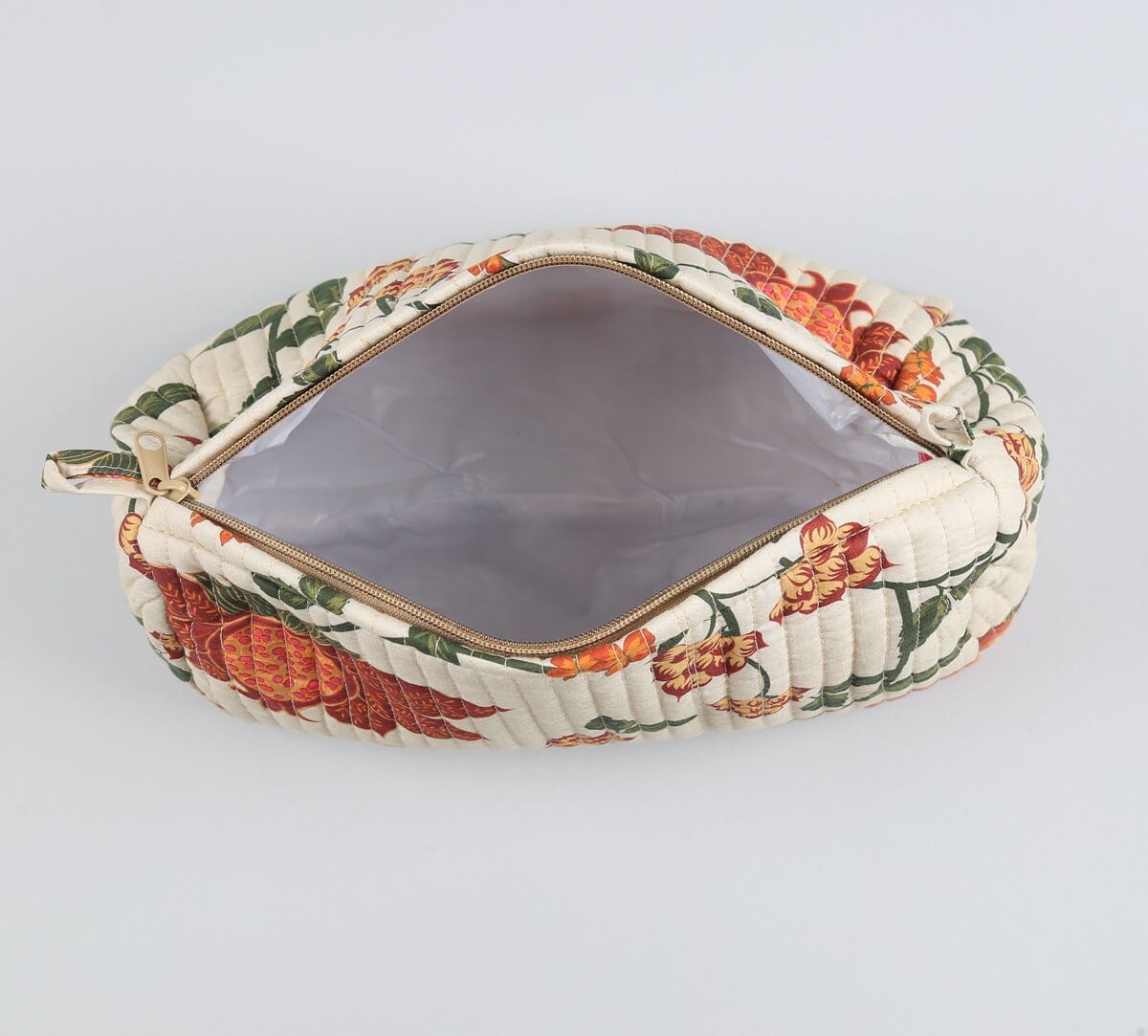 India Circus by Krsnaa Mehta Blushed Orchard Quilted Utility Pouch Set of 3