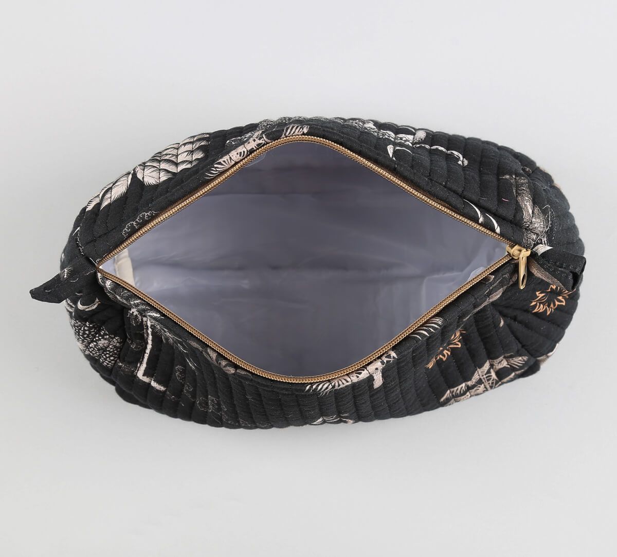 India Circus by Krsnaa Mehta Animalia Creations Quilted Utility Pouch Set of 3