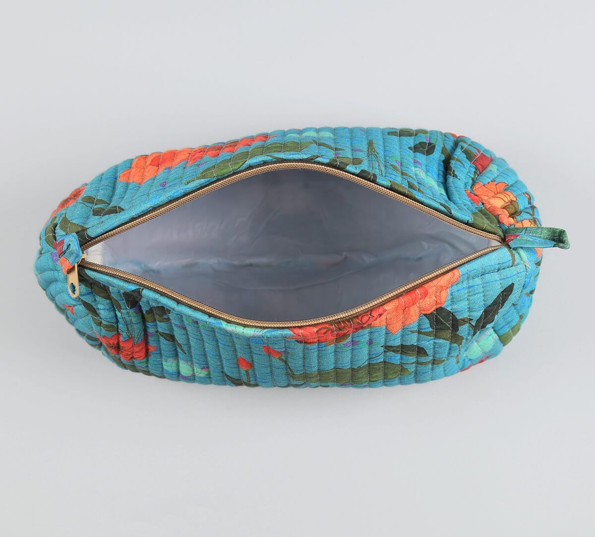 India Circus by Krsnaa Mehta Blossomy Mosaic Quilted Utility Pouch Set of 3